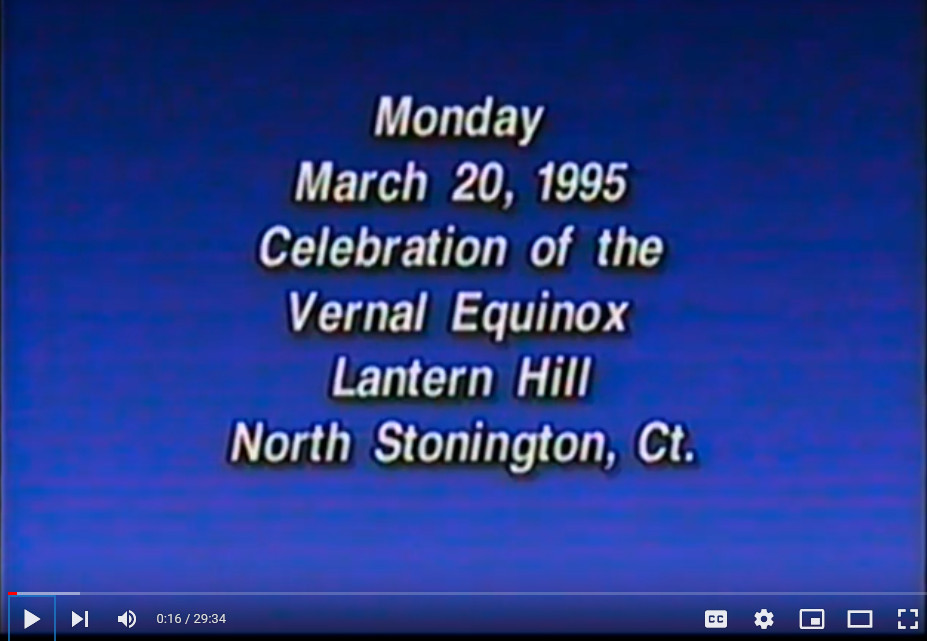 1995 Vernal Equinox documentary