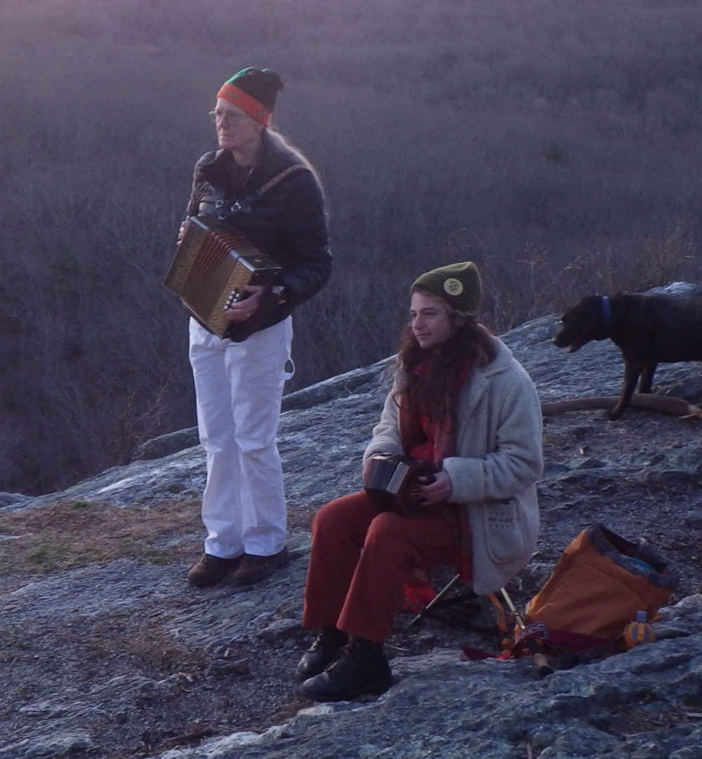 Lantern Hill hilltop musicians, Vernal Equinox 2024